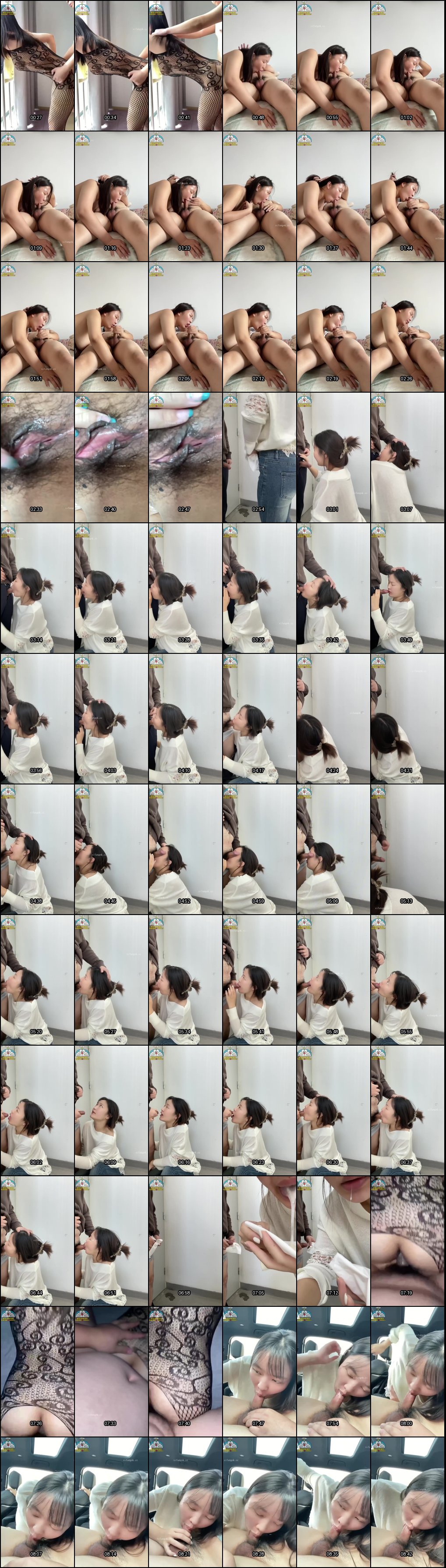 鱼网情趣人妻车内激战，后入猛干肥臀高翘露脸口爆吞精