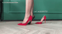 宸大小姐微胖丝足控福利_肥腿丝袜与高跟鞋的性感写真