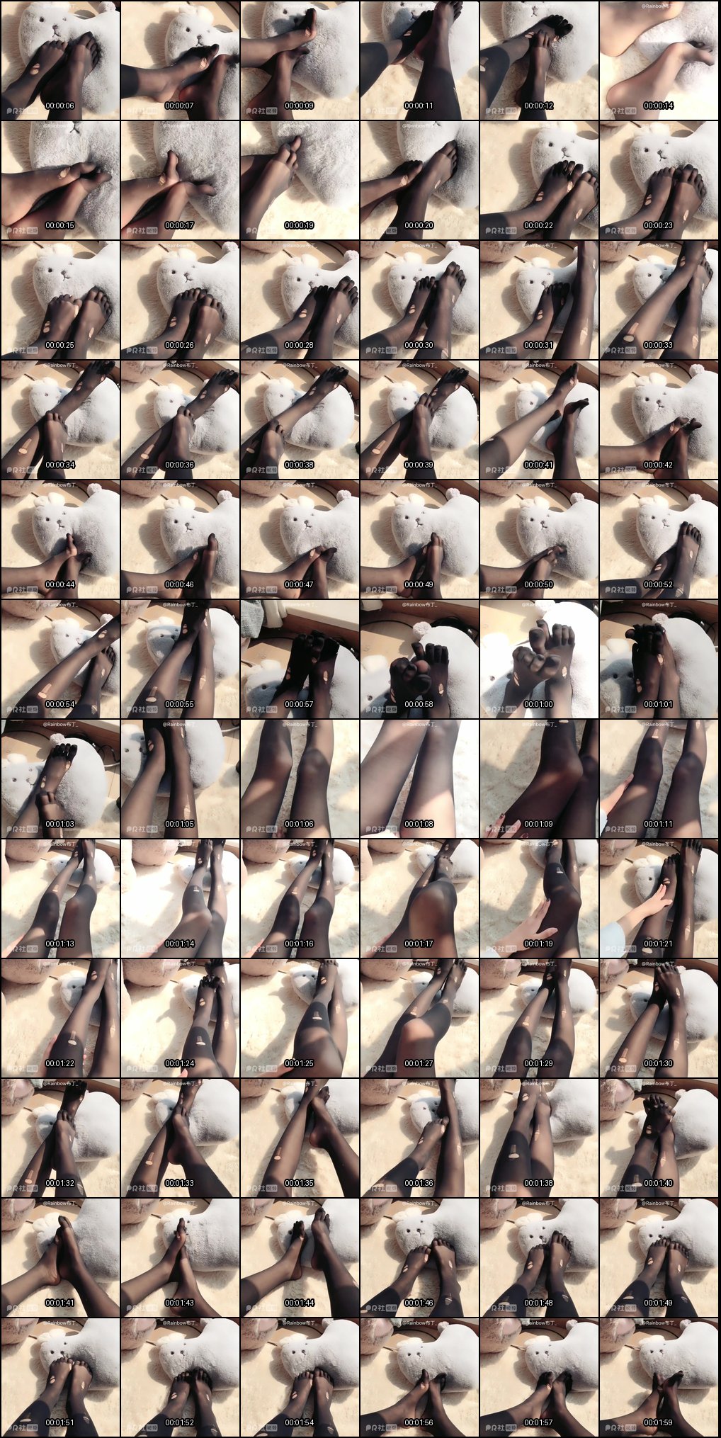 布丁黑丝五趾袜诱惑_性感妩媚遇上调皮可爱