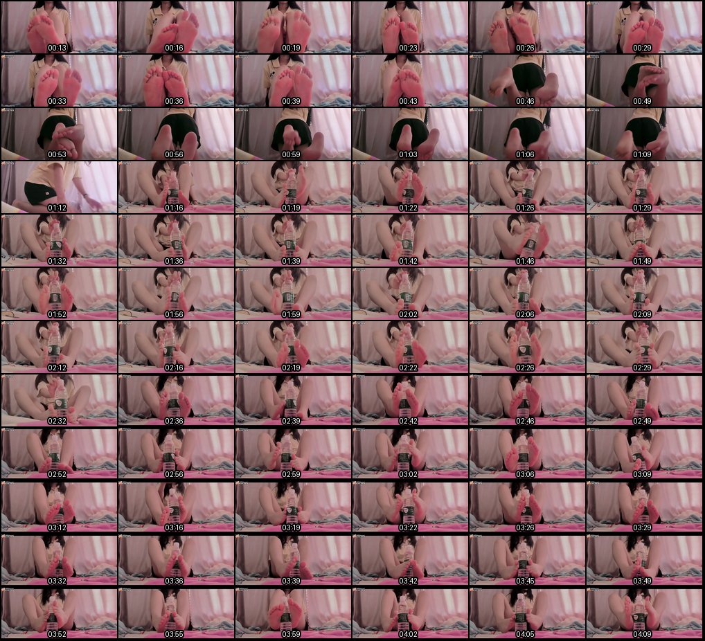 运动服学生妹大胆秀丝足！水嫩玉足诱惑满分