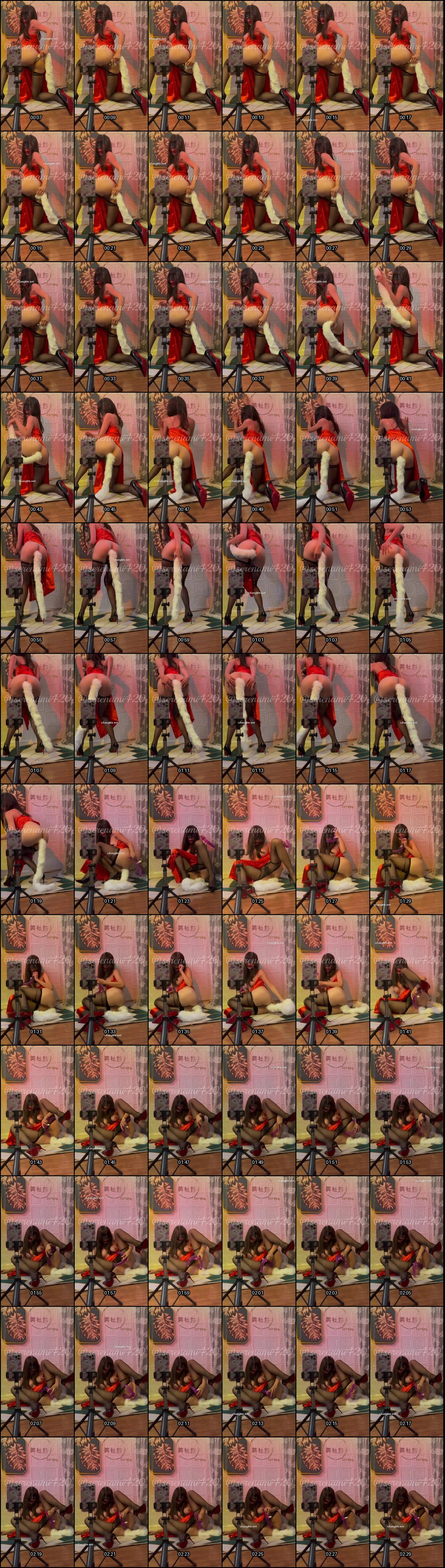 退役空姐Serena化身极品炮架！美杜莎诱惑制服大秀