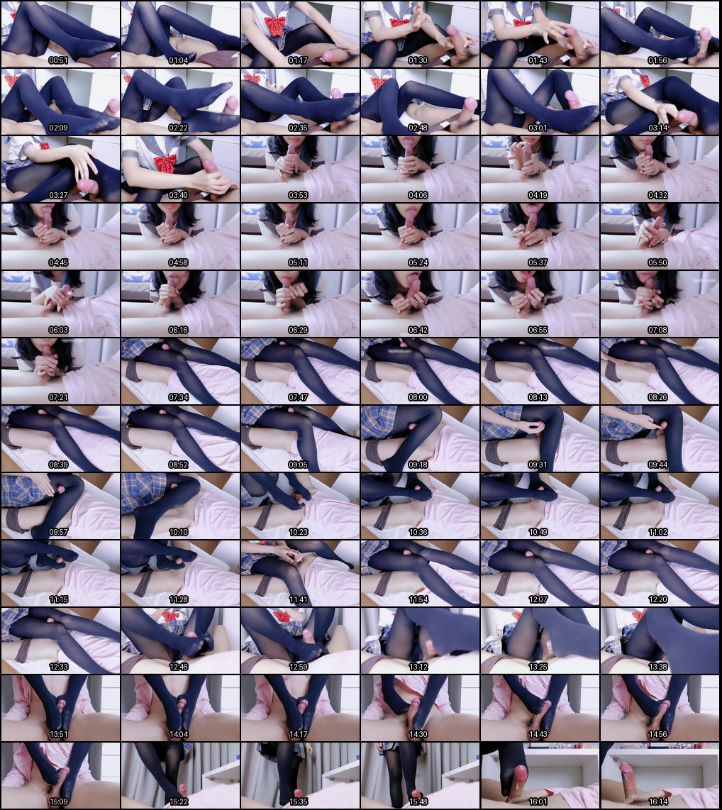 JK制服少女的诱惑口交足交