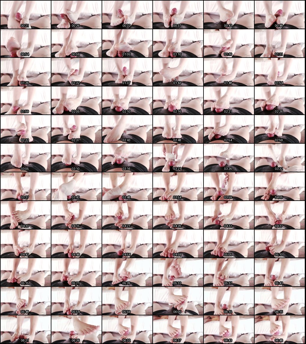 小鸟酱白丝裸足足交诱惑：再不射就太不礼貌了！