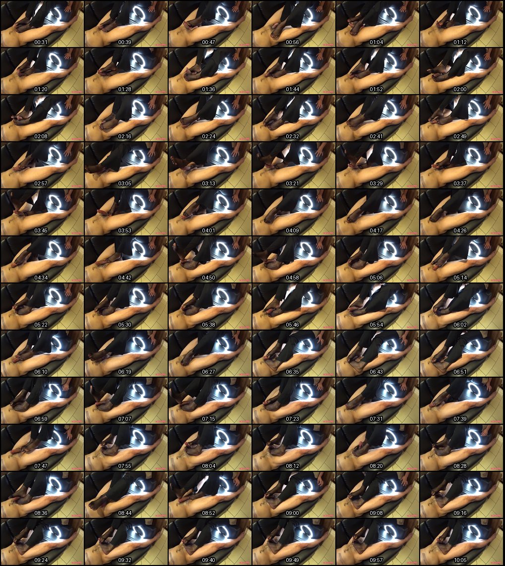 西装美女黑丝网袜足交诱惑：龟头责备玩弄极致快感