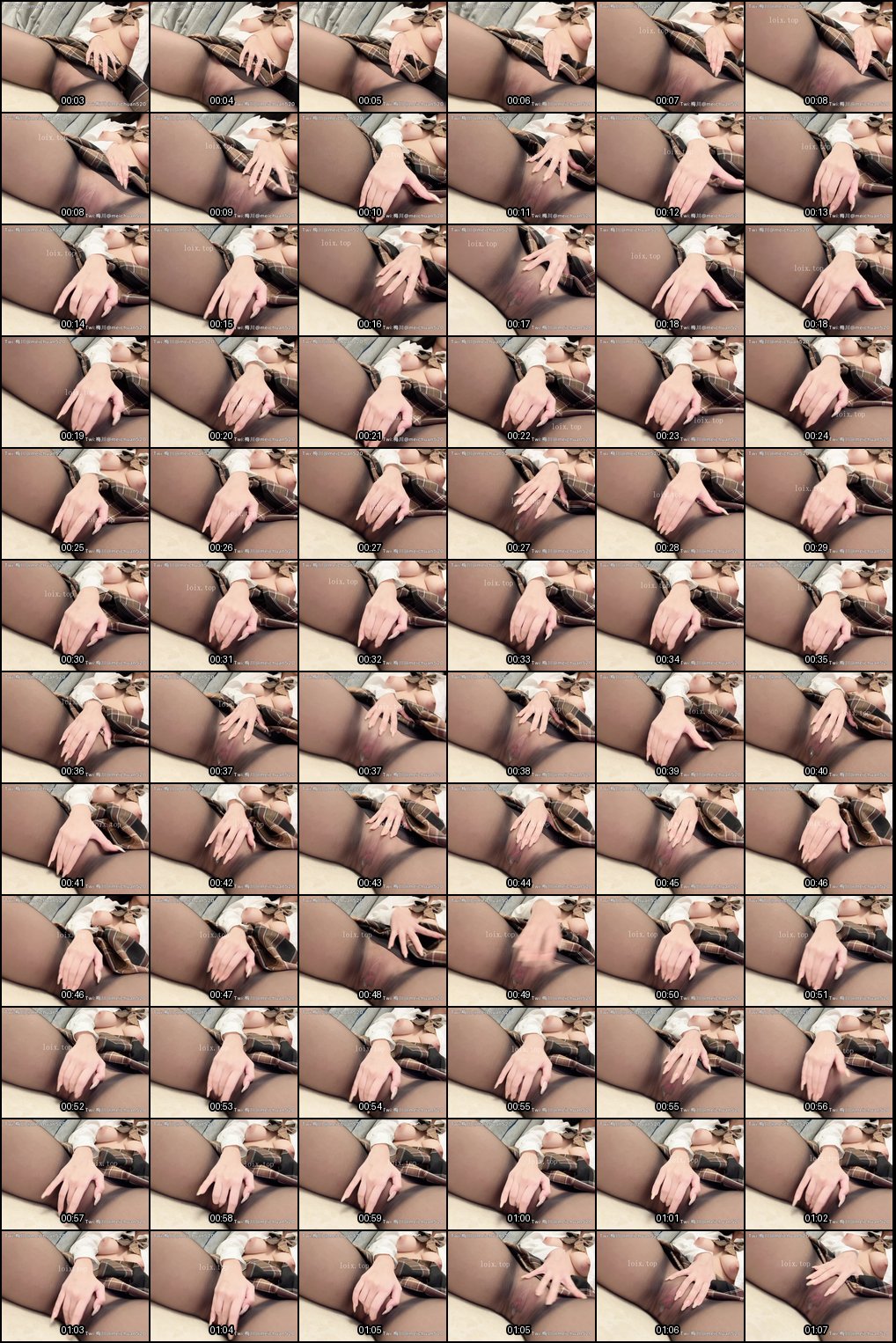 JK福利姬肉肉黑白丝自慰诱惑，私密VIP打赏福利