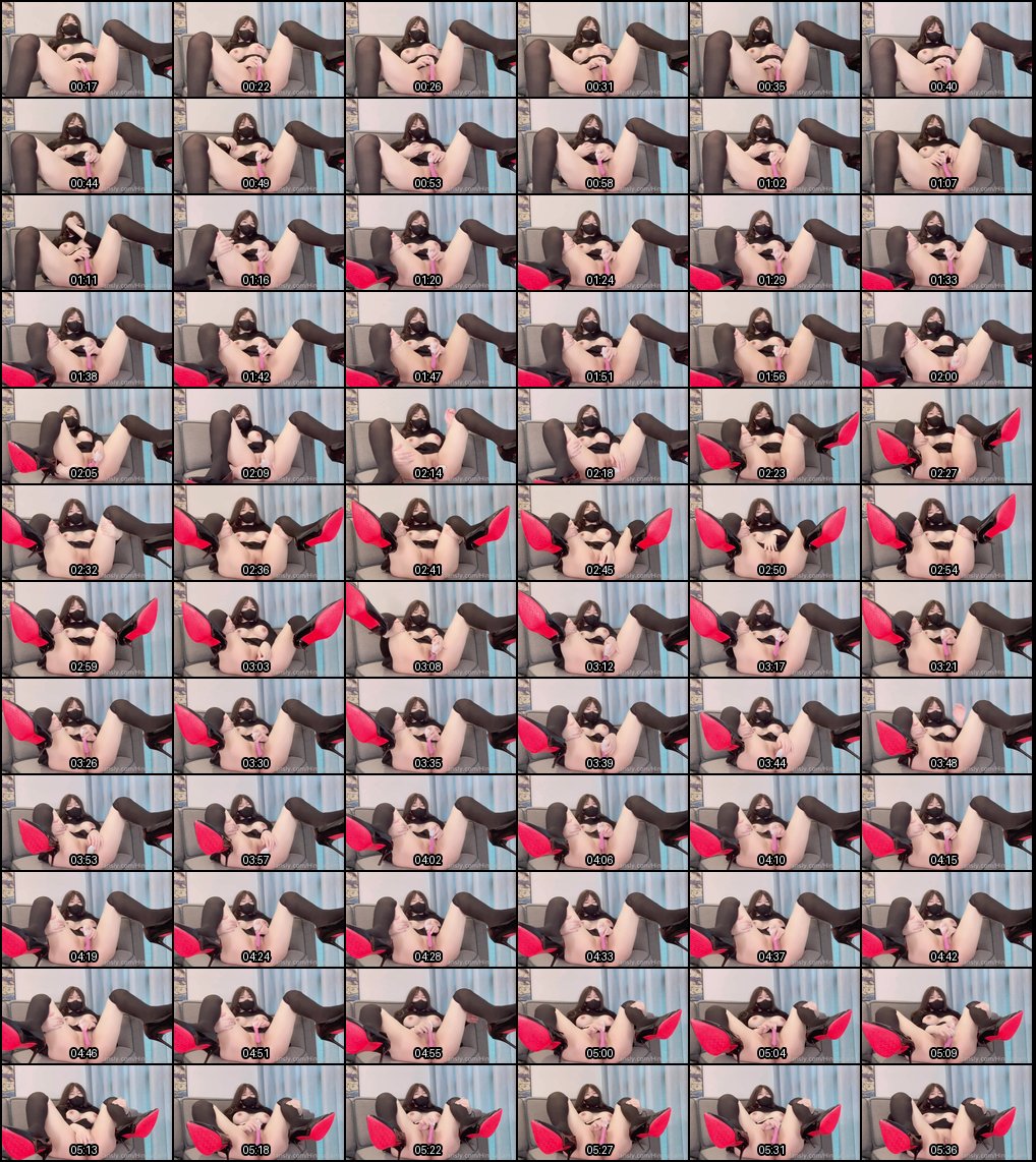 日向葵黑色套装高跟诱惑，性感足控福利视频