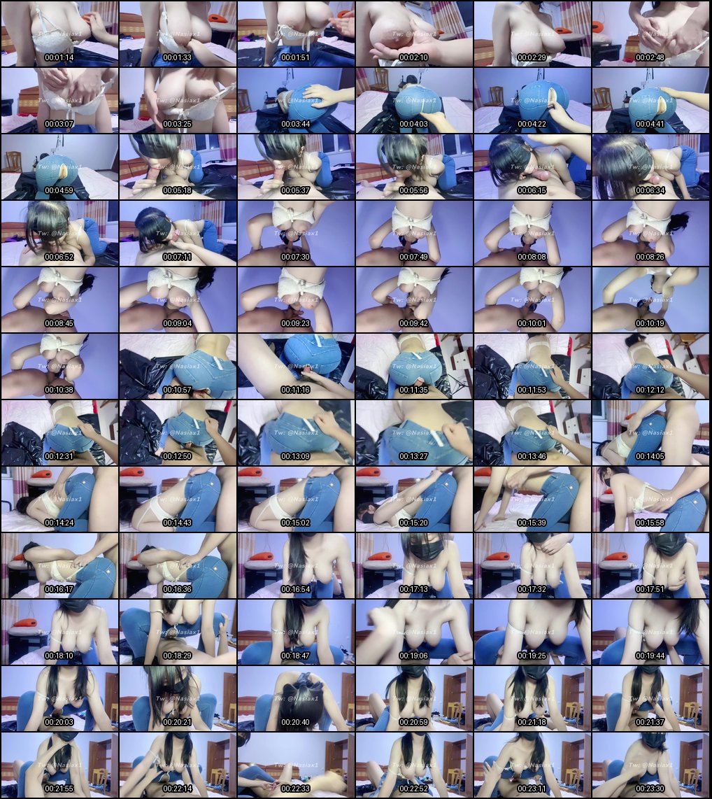 巨乳学妹开档牛仔裤羞耻play_清纯小妹变身骚浪小母狗_内心狂渴大屌猛烈抽插