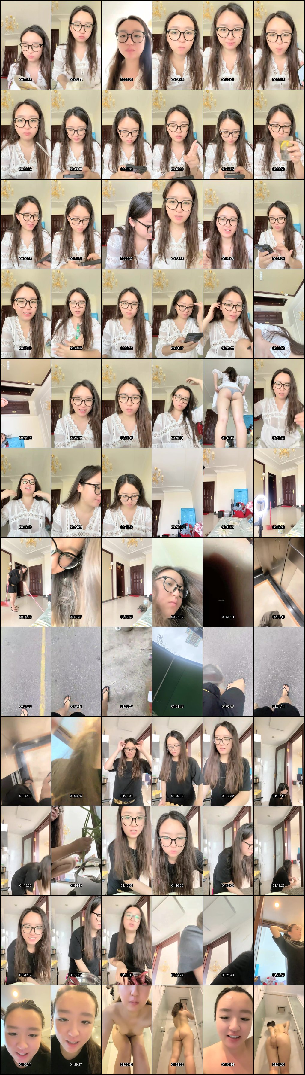 眼镜妹子妍心肉感爆棚_反差婊本性觉醒诱惑无限