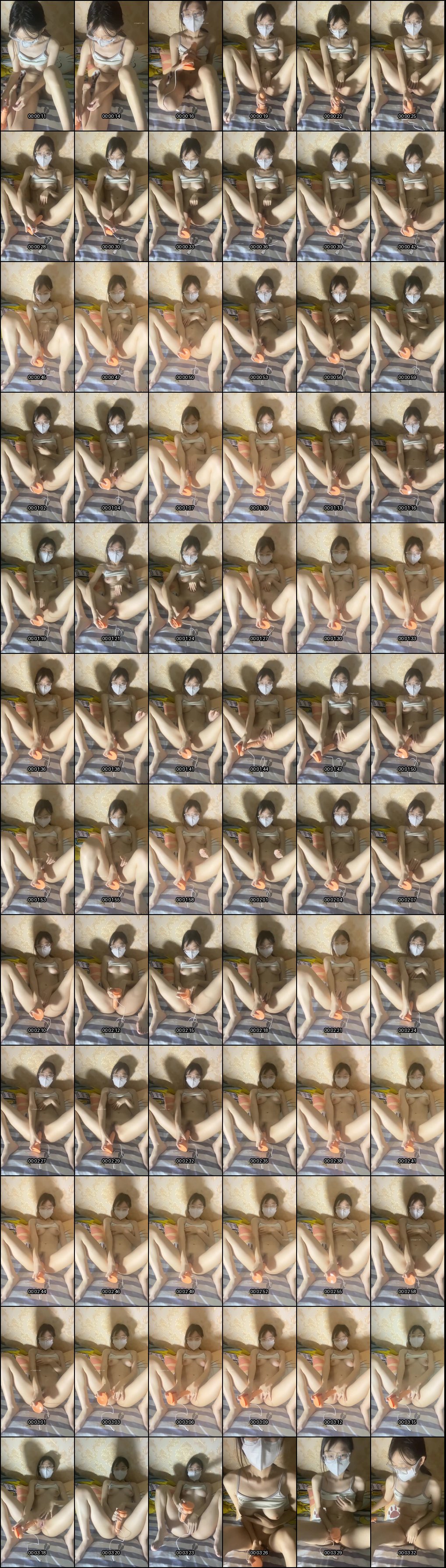 反差学生母狗C杯眼镜少女自慰私拍_各种制服道具玩穴脸部同框