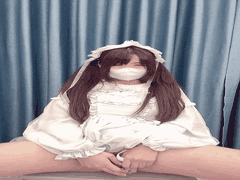 林鹿希八字巨乳洛丽塔裸舞_萌妹正反差道具自慰诱惑