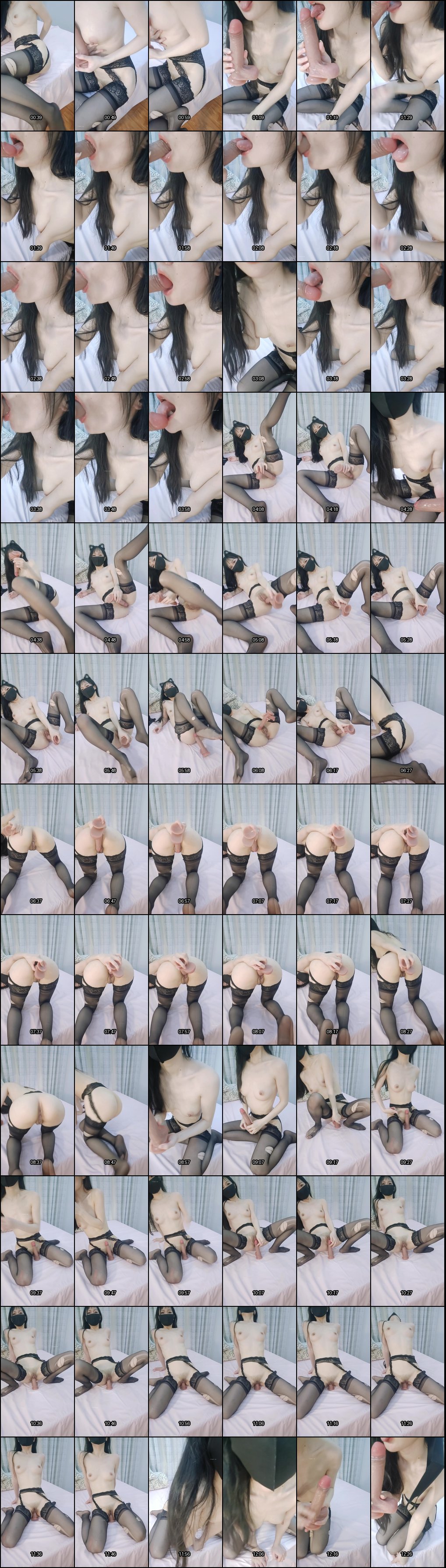 高颜值小凌兔露脸反差母狗调教自慰秀