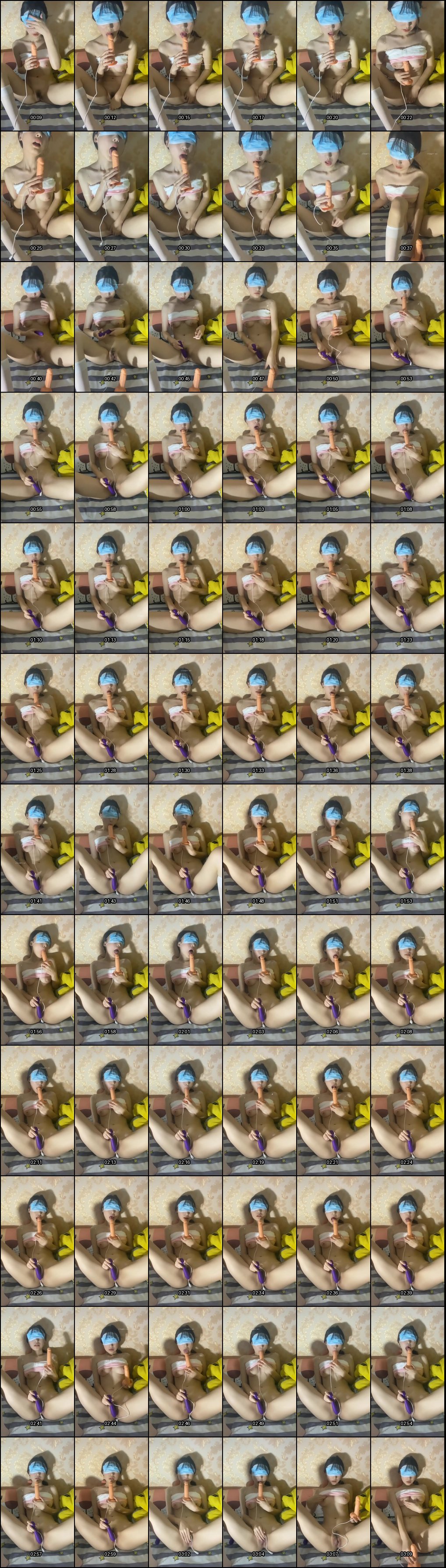 反差学生母狗C杯眼镜少女自慰私拍，各种制服道具玩穴诱惑