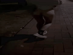 夕暮贫乳少女反差露出：白虎骚母狗户外自慰内射高潮_1