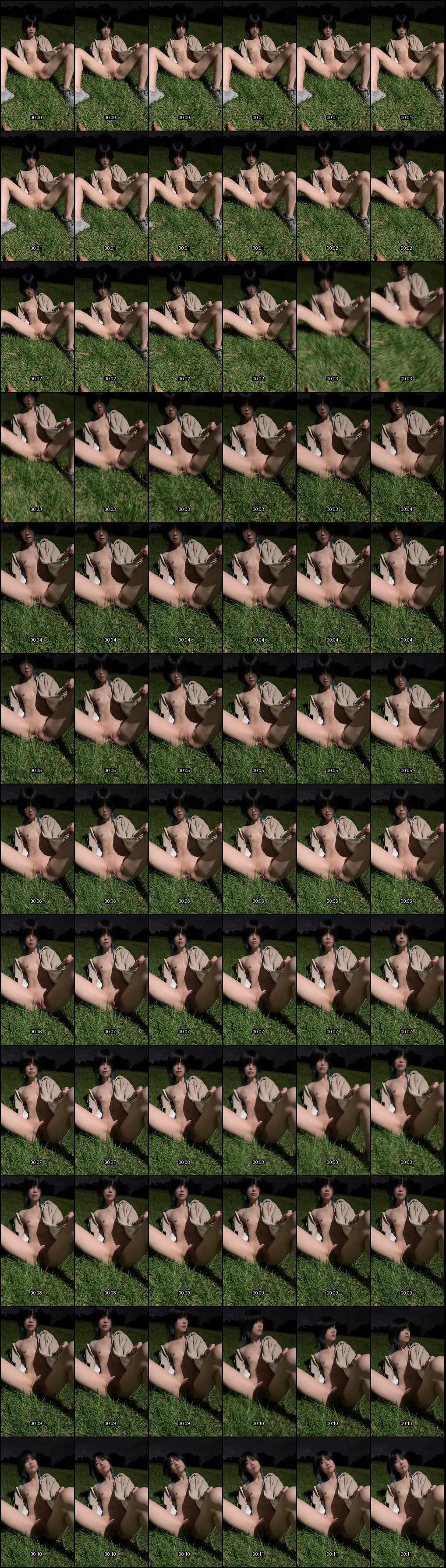 夕暮贫乳少女反差露出：白虎骚母狗户外自慰内射高潮_2