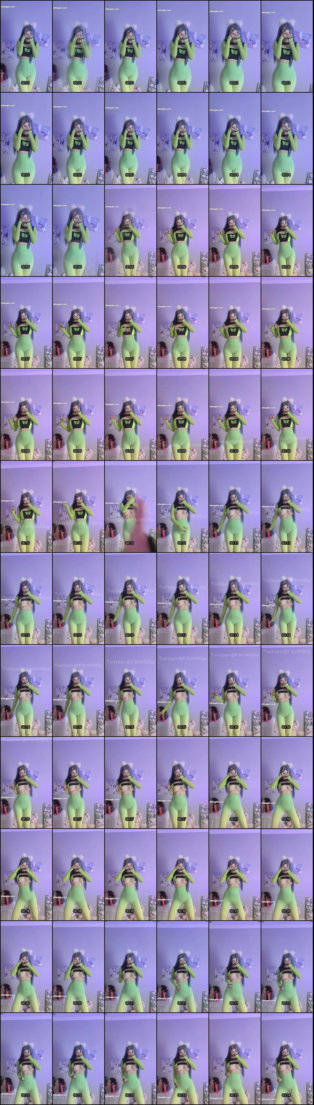 小仙云JK丝袜裸舞反差诱惑，身材完美纹身一饱眼福