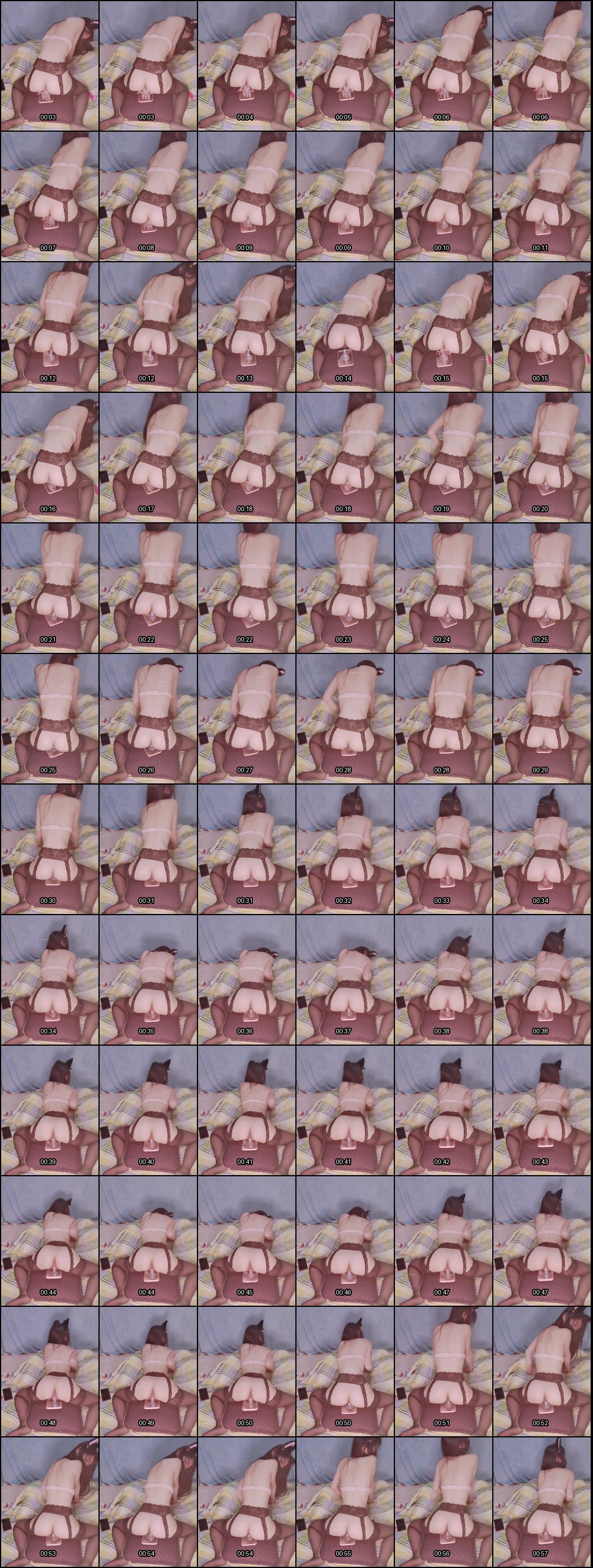 高颜值小凌兔露脸反差母狗调教自慰，极致诱惑大秀_1