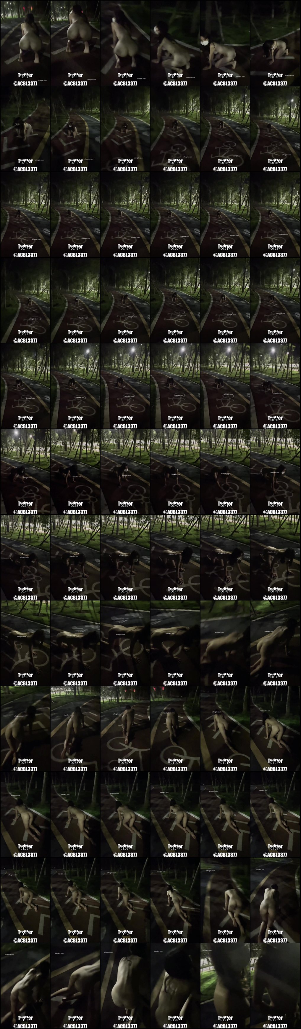 反差婊爱吃菠萝户外露出：公厕商场公园捆绑激情做爱_2