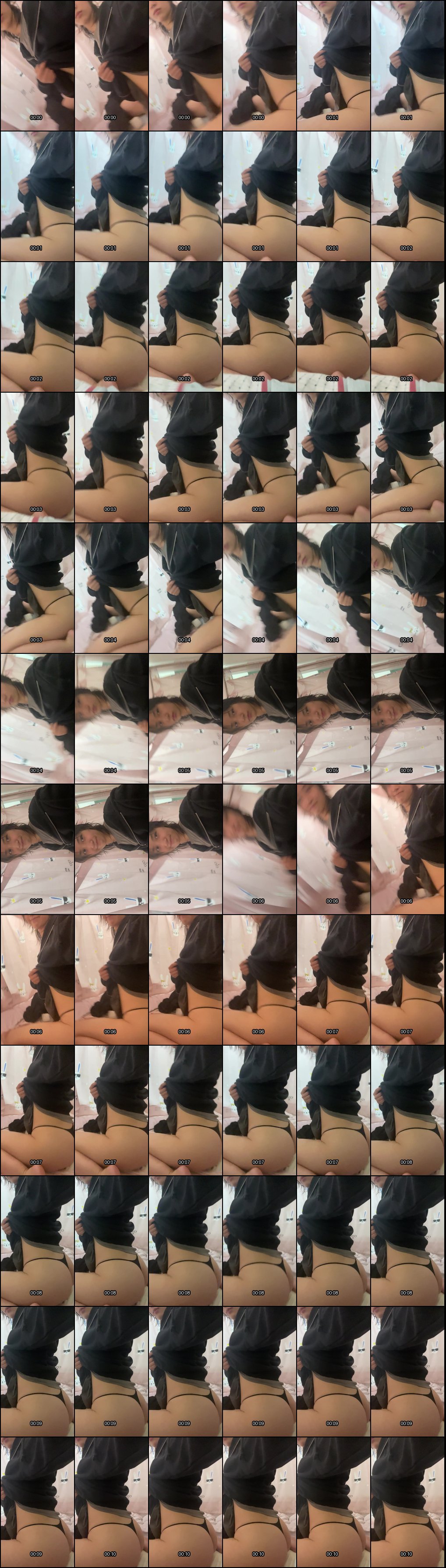 高颜值学霸褪去伪装！变身黑丝淫荡母狗，私密视频全泄露