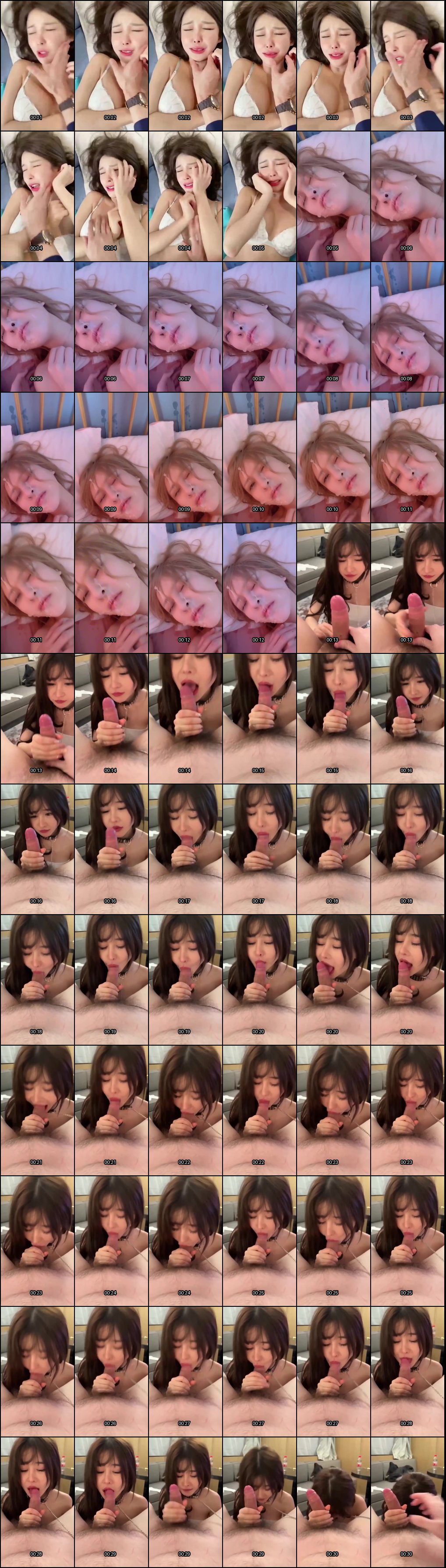 极品高颜值反差婊合集：男友用力扇哭少女，掐脖子猛插白虎嫩穴超刺激！