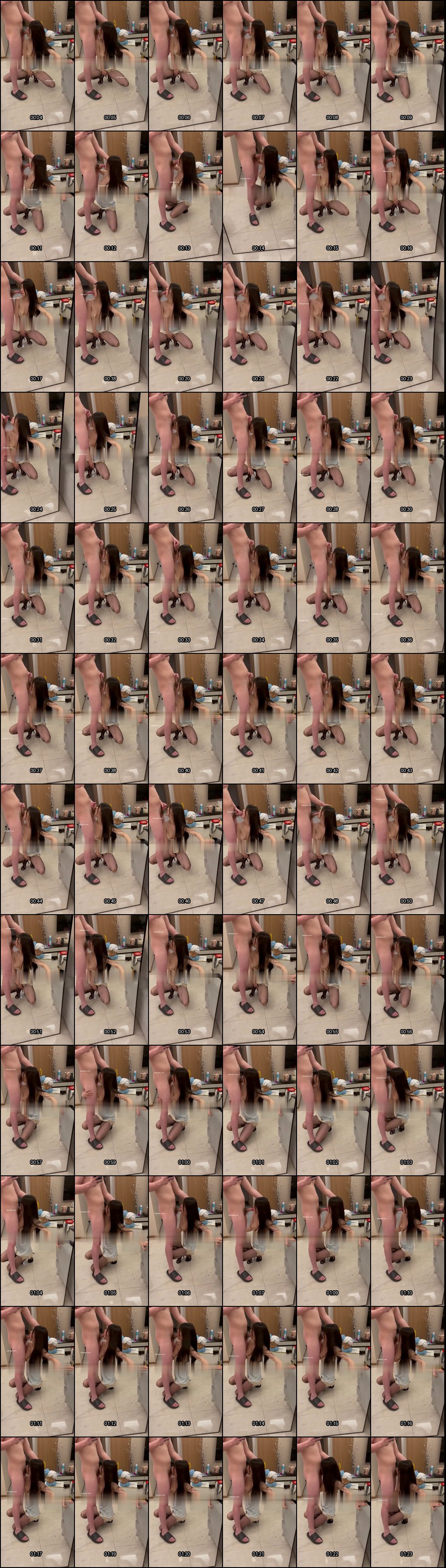 空姐反差婊黑丝高跟母狗调教：制服诱惑全过程