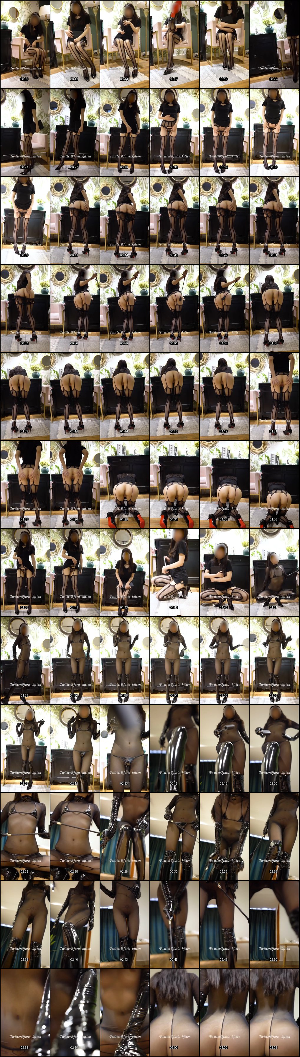 推特反差婊喵型人偶户外自慰露出，SM道具玩法全解析_1