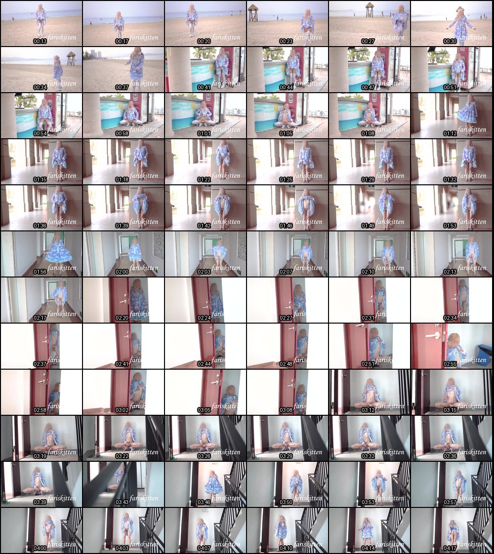 推特反差婊喵型人偶户外自慰露出，SM道具玩法超刺激！