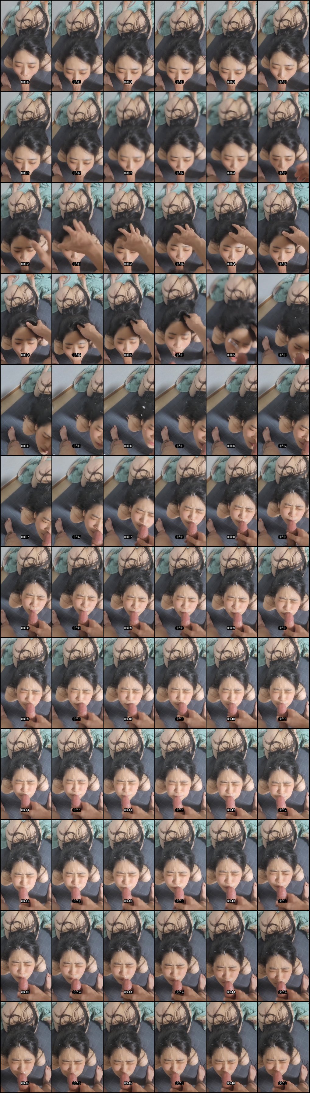 高冷女友床上变骚母狗：深喉口爆颜射反差诱惑