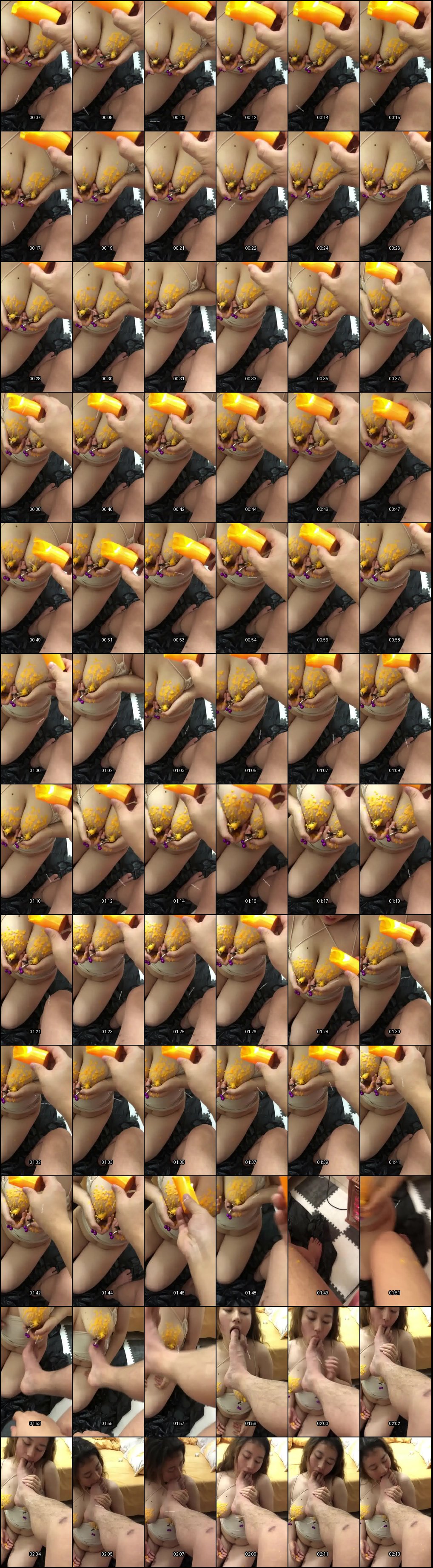 高颜值反差母狗被男友偷拍！卖力口交深喉舔脚颜射骚浪全记录