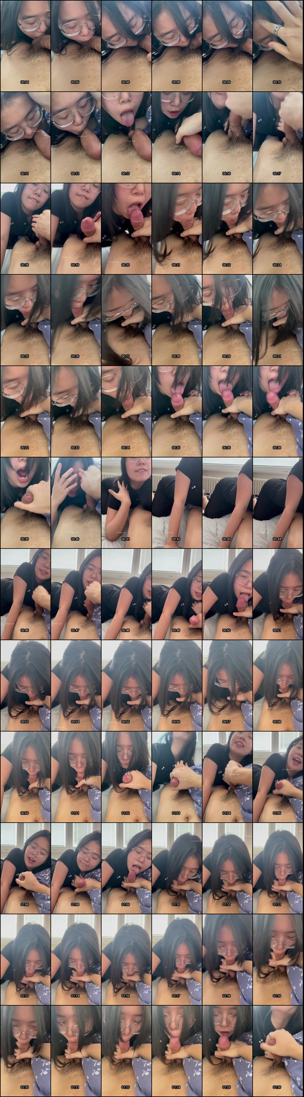 眼镜文静妹反差调教：乖乖女变母狗，口技释放隐藏天赋！