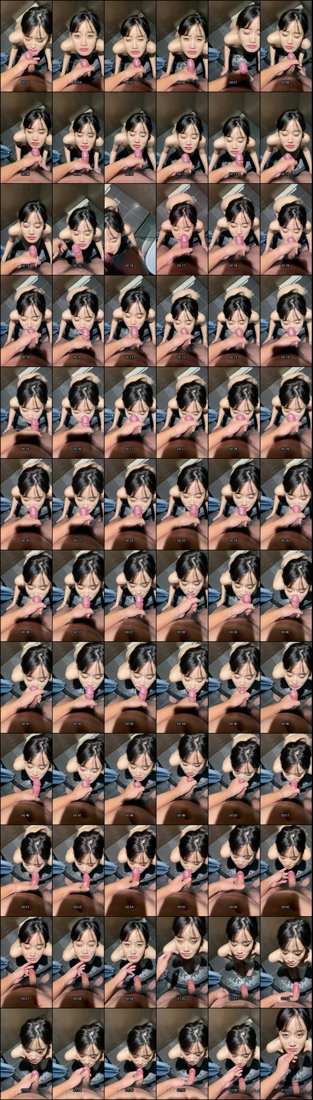 反差婊情侣自拍：见面先跪舔口交颜射，淫荡后续洗澡再战全记录