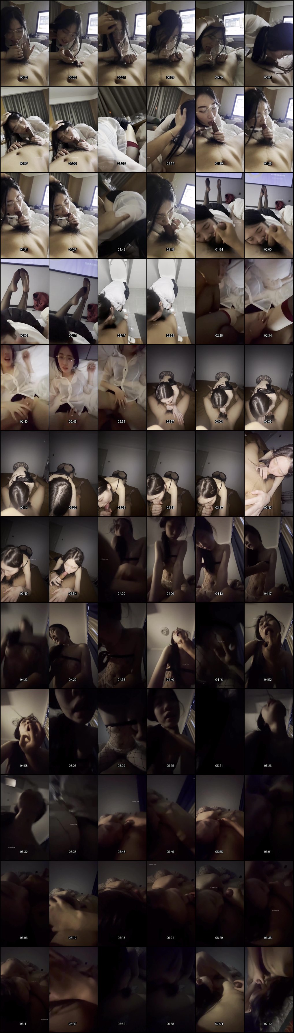 极品大学生眼镜妹反差婊！白虎身材火辣肤白貌美约炮调教诱惑