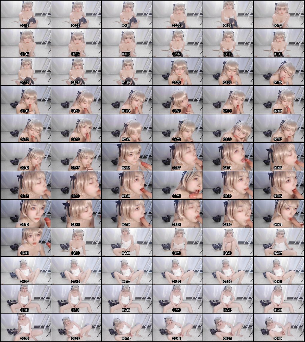 B站高桥千凛萝莉coser黑料爆裂！清纯剧情cos瞬间变自慰高潮，反差母狗喷水腿软