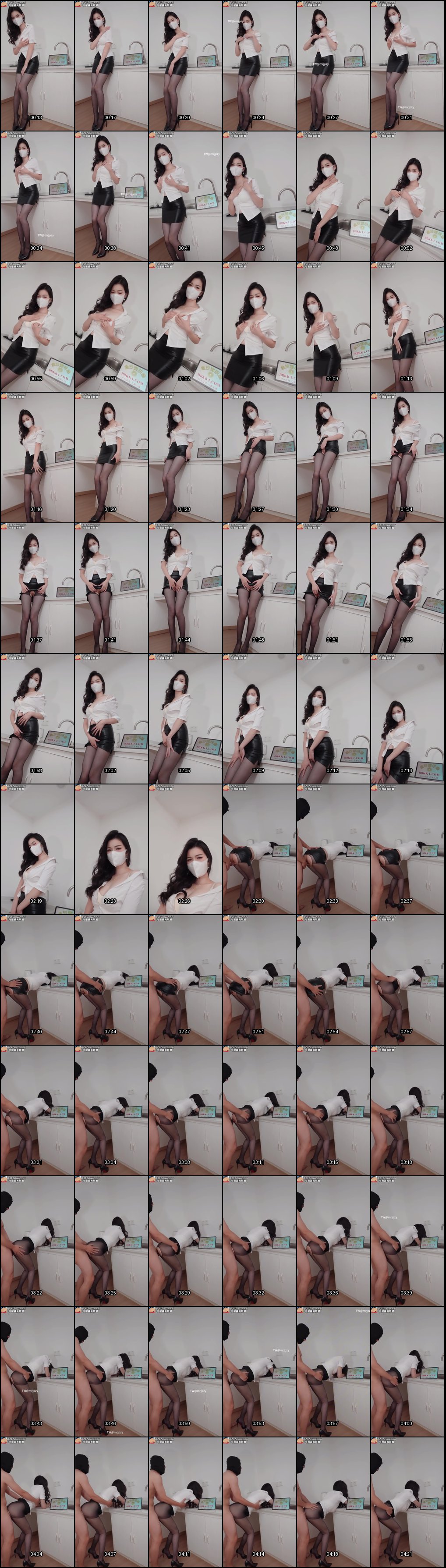 高冷御姐女神黑丝高跟诱惑：沦为大鸡巴下的淫荡骚母狗