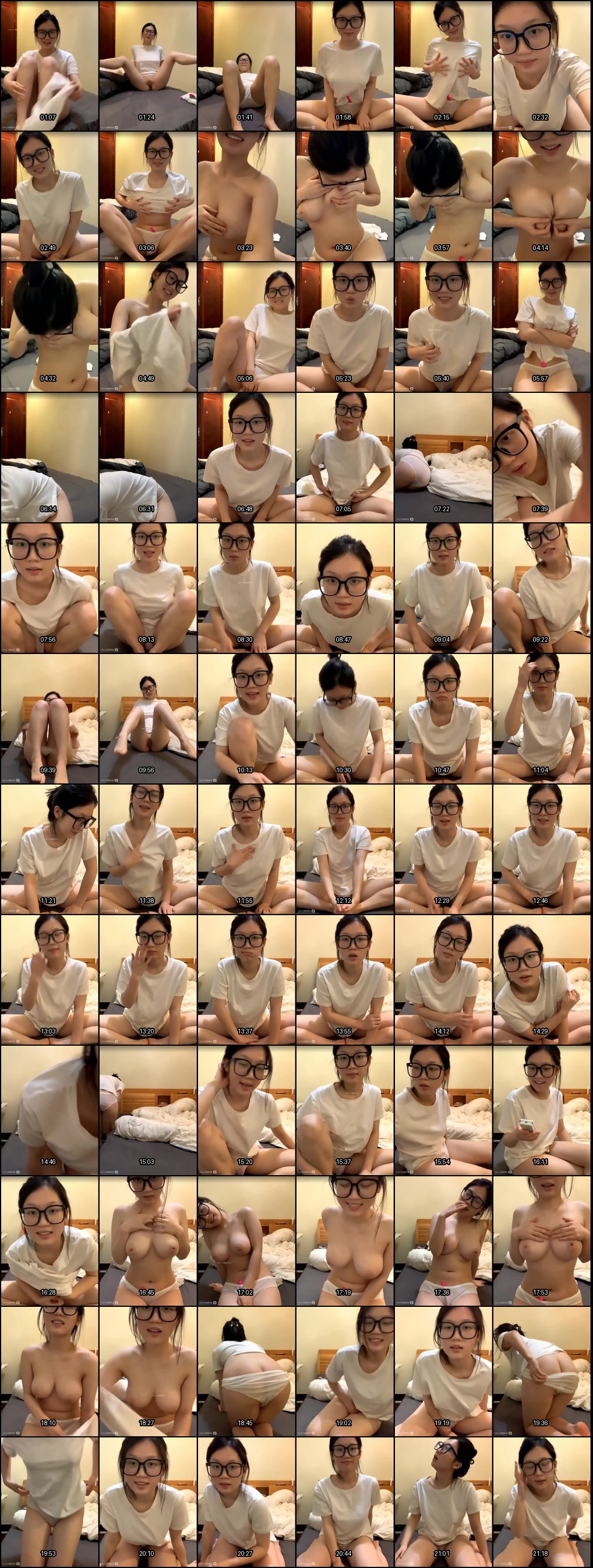 国内眼镜反差婊主播Cassie巨乳自慰外网直播诱惑