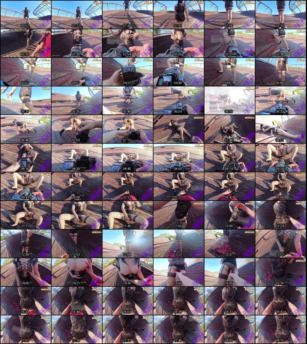 人妻户外带摄影师拍性感写真 自慰高潮做爱实录
