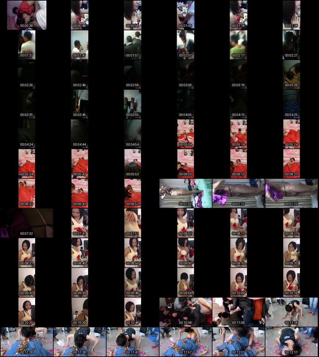 婚礼洞房惊魂_伴娘被扒光众人上手狂摸_新郎新娘激情口交秀欲火焚身