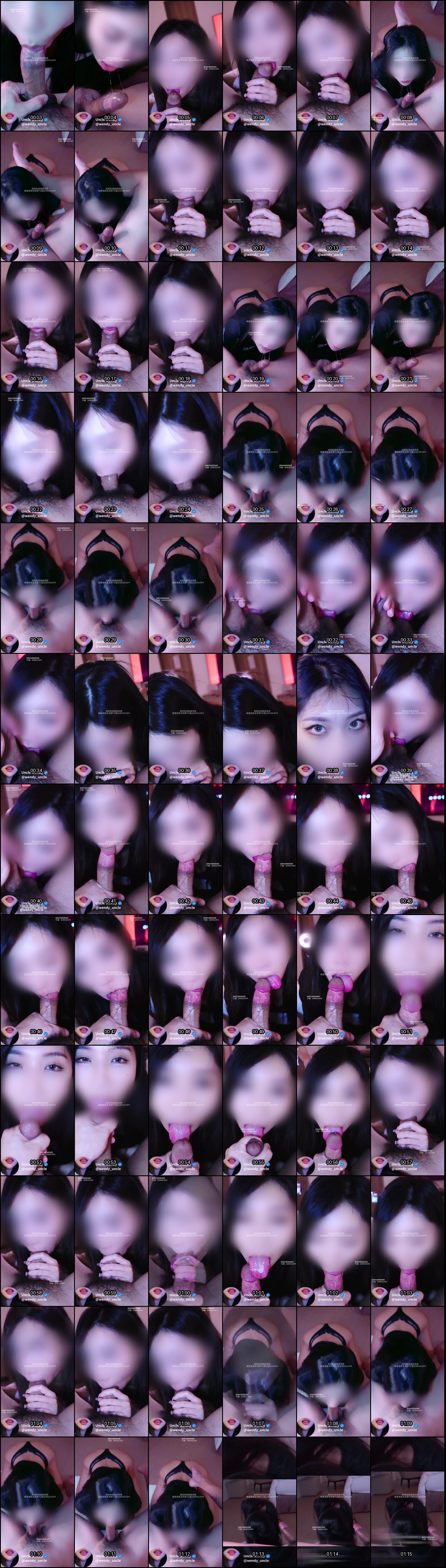 高颜值理想女友温蒂叔叔的口交绝技：跪舔口爆特写，精液满嘴展示后温柔清理