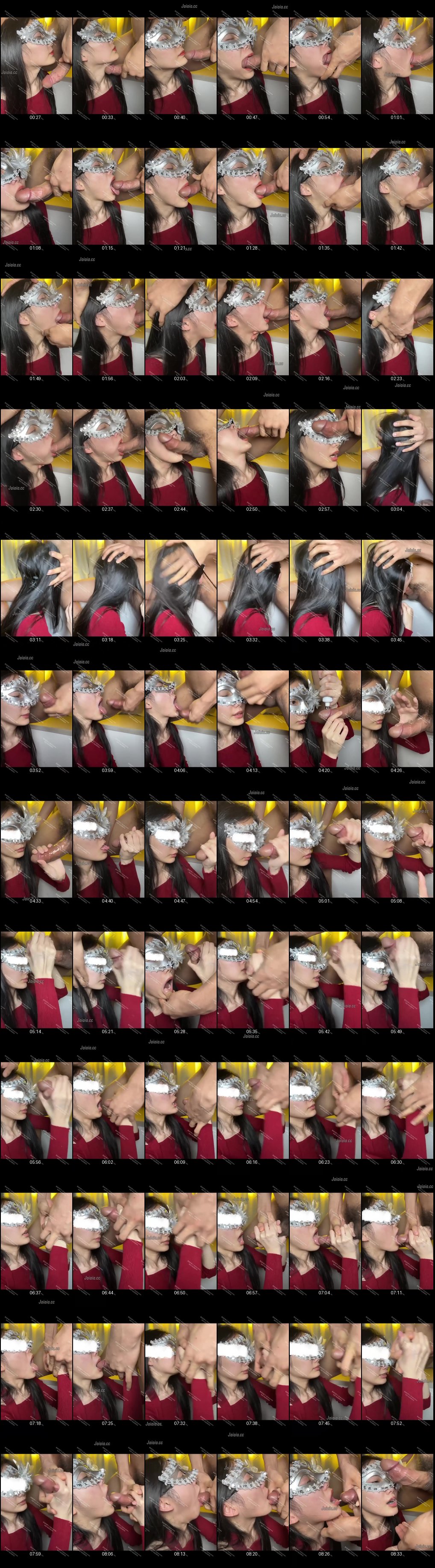 颜值高妹深喉口爆！暴力按头插喉咙，趁放假狂玩妹妹