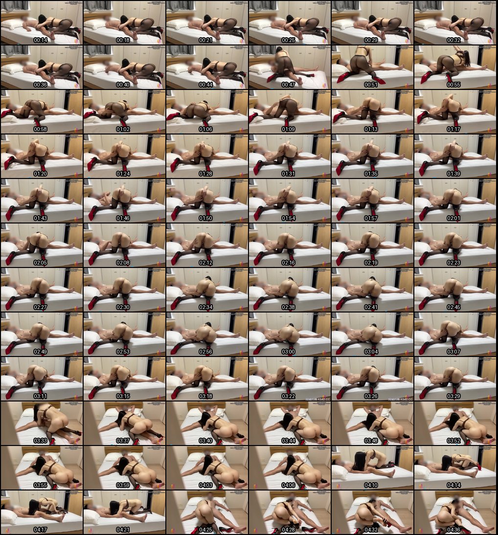 黑丝高跟母狗侍奉口交，苹果CP丝袜诱惑