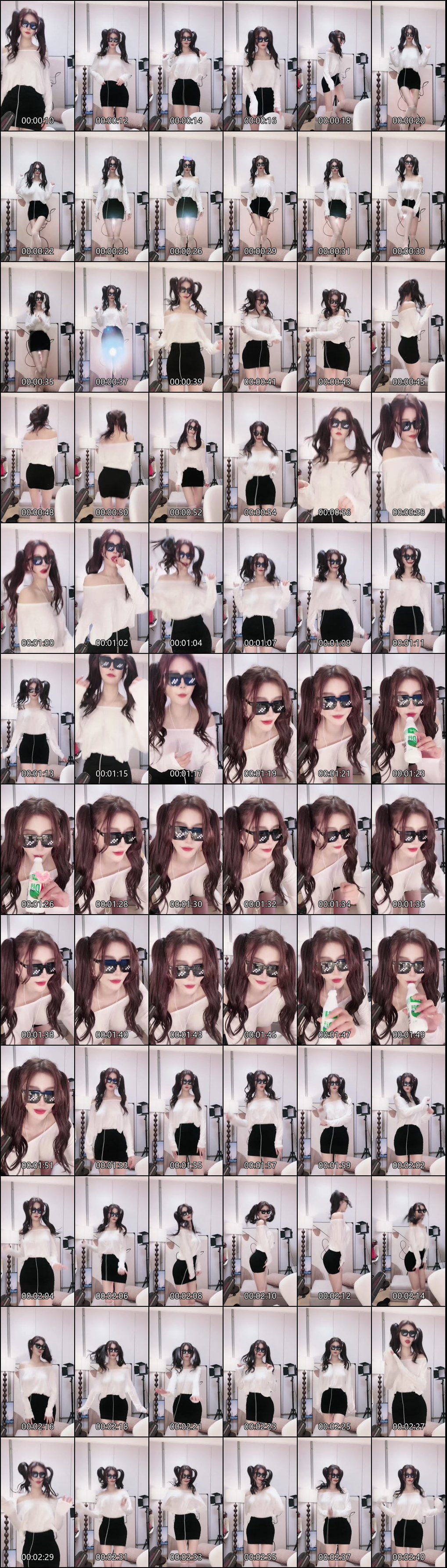 迷人张奶奶瑜伽裤与包臀裙骚舞合集_魅惑十足_1