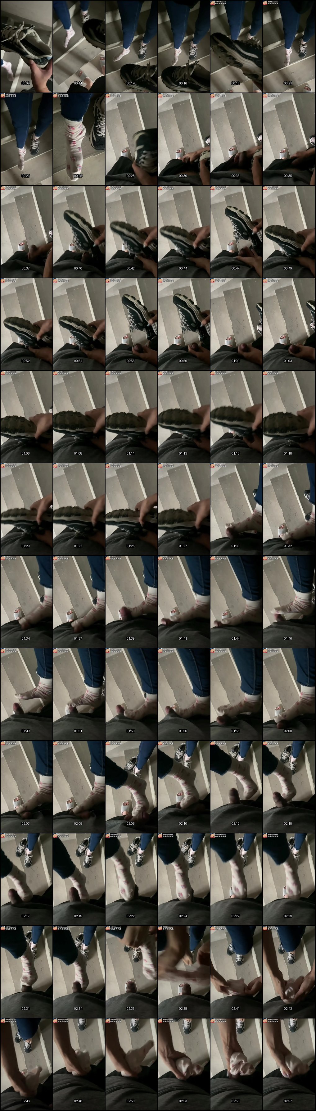 楼道偷情：女友棉袜套鸡+鞋子撸射原创激情视频