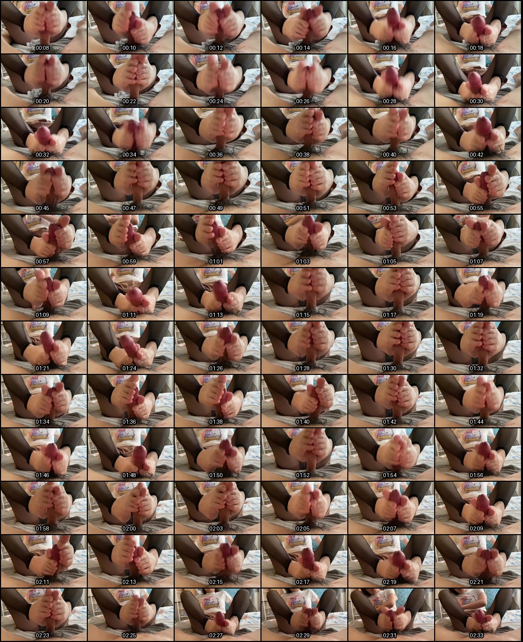 小艾黑丝足交诱惑：丝袜裸足控福利合集4