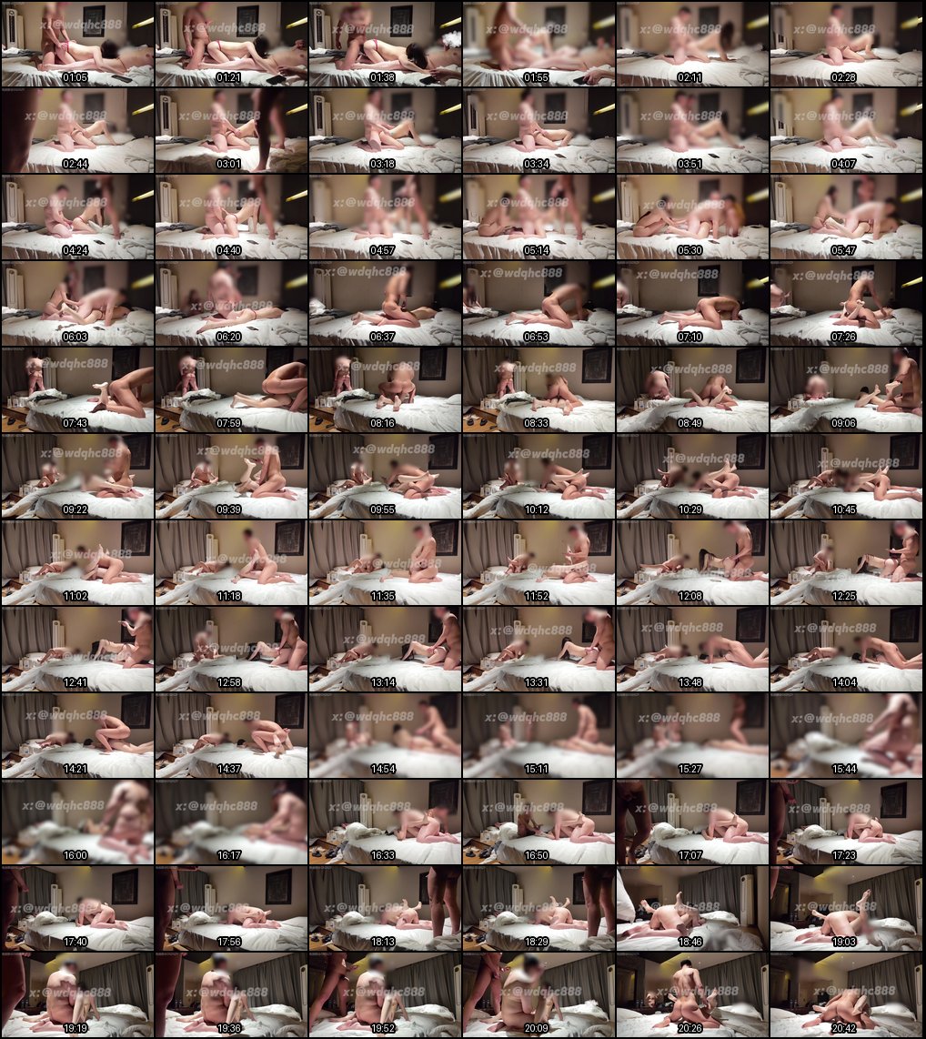 推特大神炫长枪！首次2男2女激情混战02_16