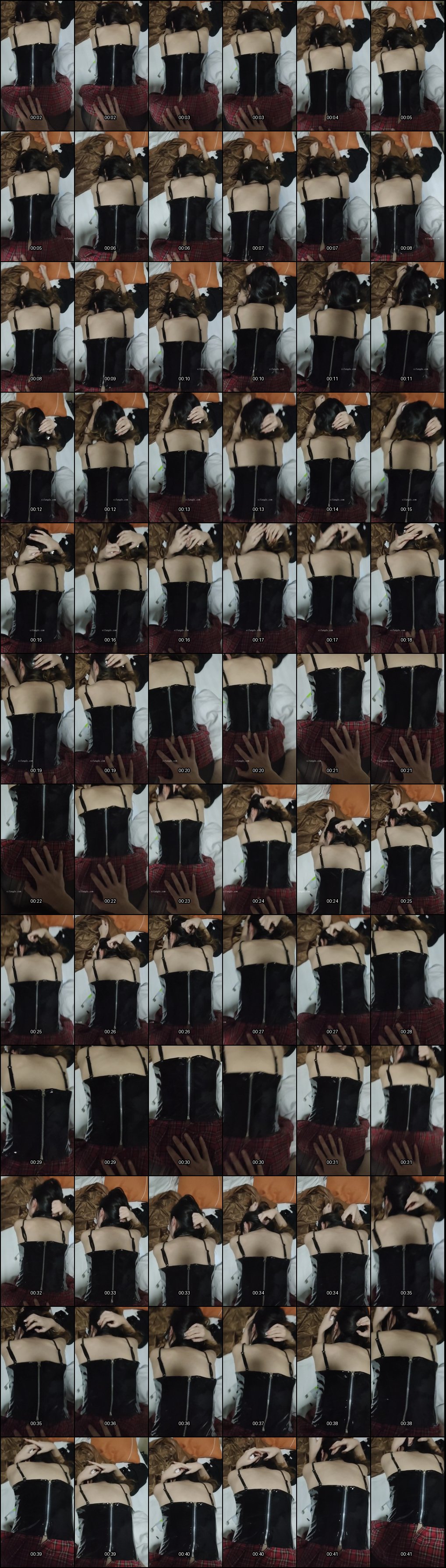 反差婊诺崽露脸泄密！大眼睛嘟嘟唇出租房与男友激情自拍，情趣制服玩转各种花样_2