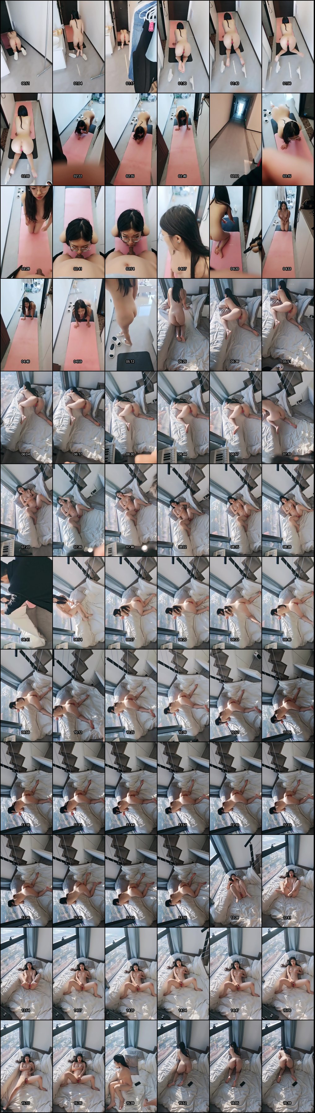 高档小区窗边激战！新人学生妹被老弟狂干，窗外美景伴随极致快感