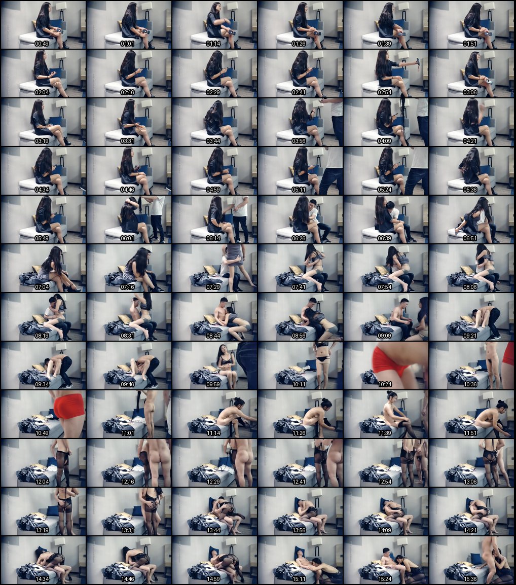 甜美黑丝妹子脱外套换情趣内衣 与小七天激情淫荡大战