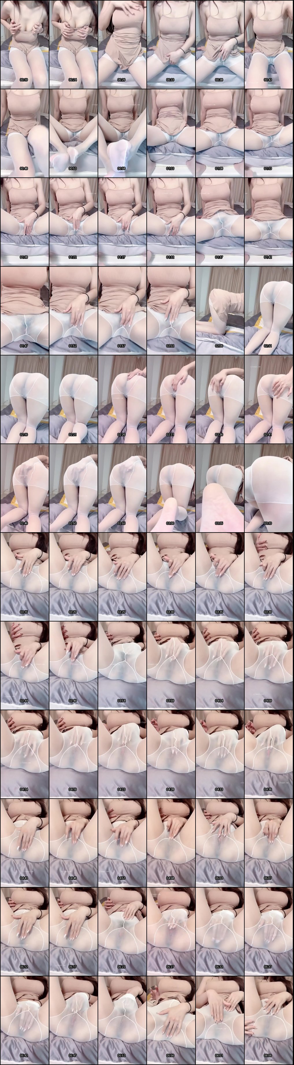 抖音高挑御姐自拍福利：丝袜诱惑抚摸私处，情趣包臀裙剃毛留撮超性感