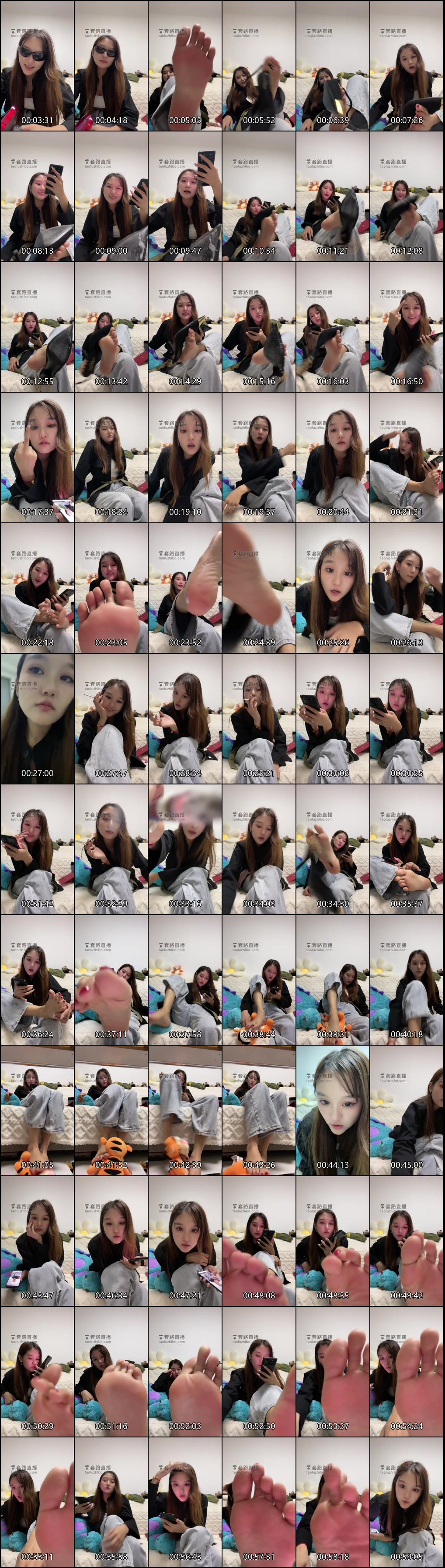 套路直播合集_黑丝玉足与言语调教精彩片段_3