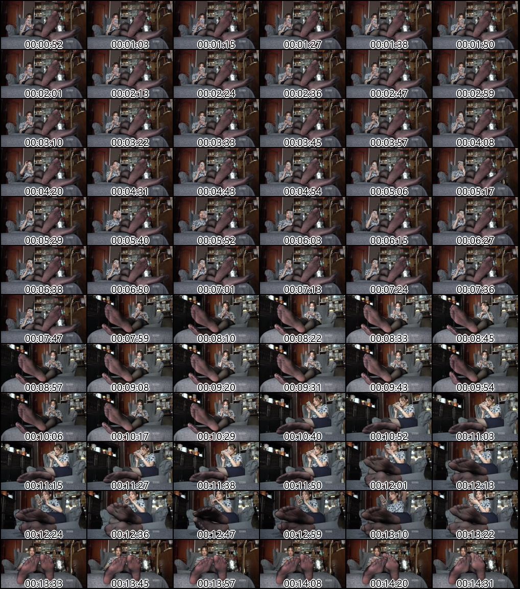 品多多工作室黑丝玉足美腿高清足交合集12