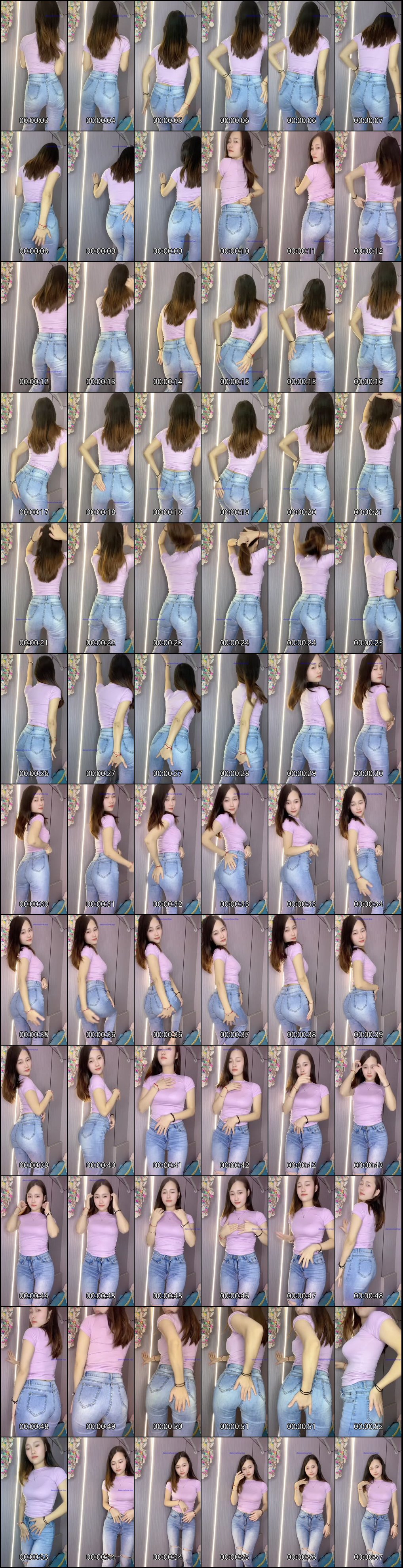 瑜伽裤与牛仔裤动感热舞合集_尽显魅力舞姿诱惑